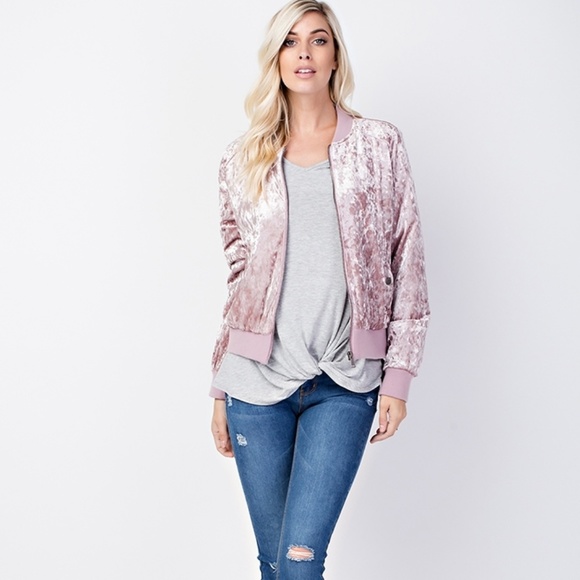 Ashley By 26 International Jackets & Blazers - Ashley By 26 International Mauve Velvet Jacket